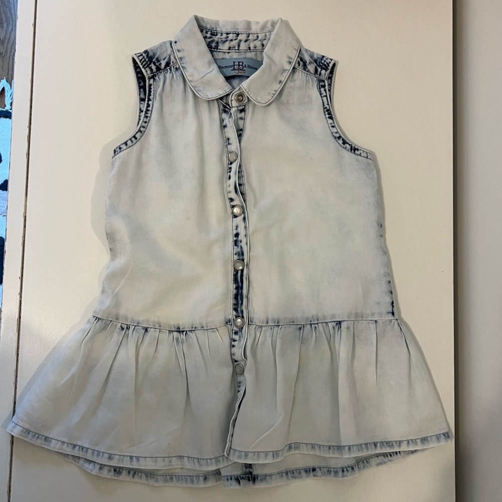 Harmont and Blaine girls tiered dress size 3